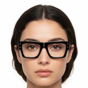 New Authentic  BALMAIN Majestic Black Square BPX 161 A Glasses Women